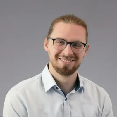 Porträt von Patrick Kratzer, Software Developer bei OriginStamp