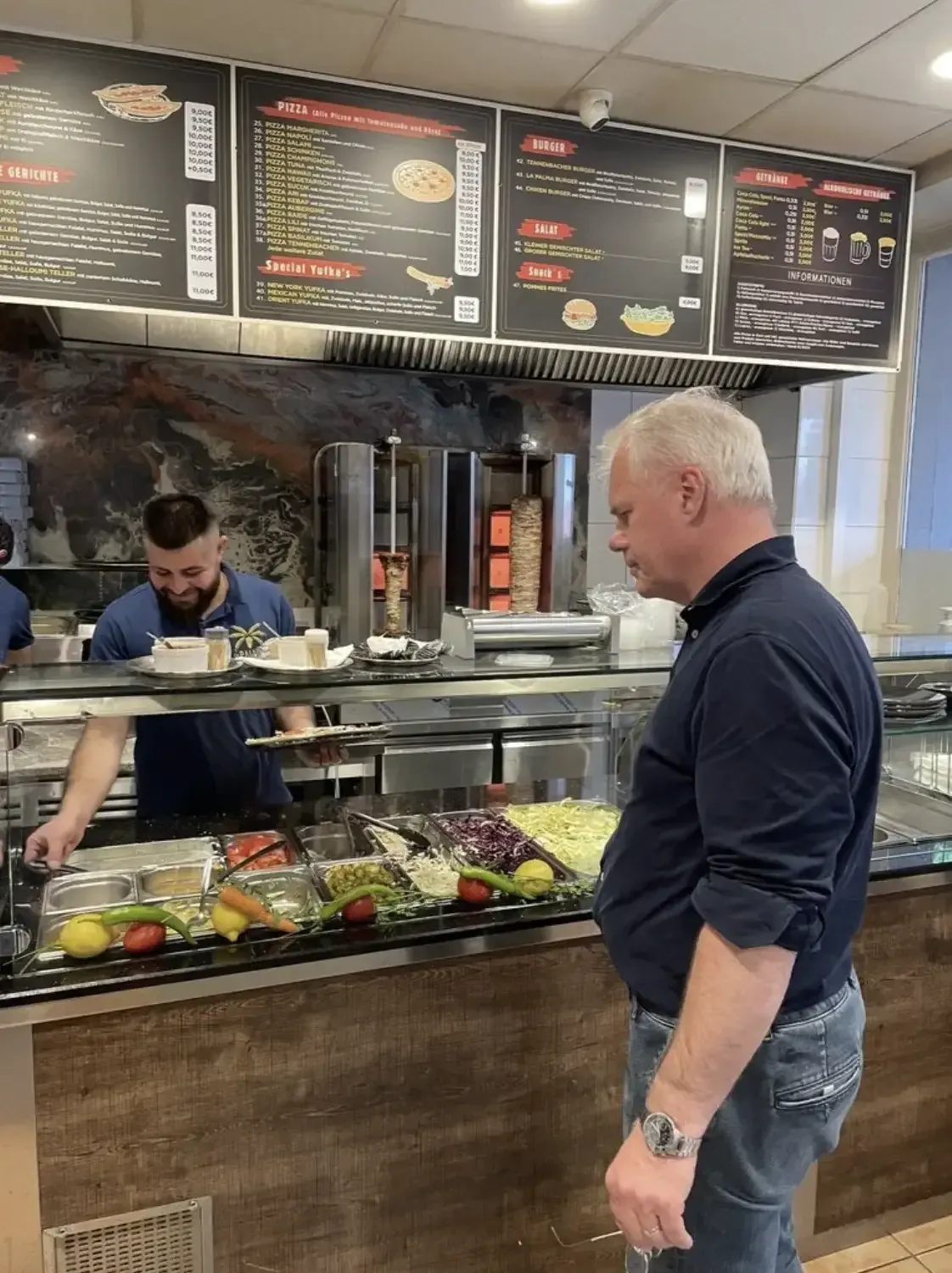 Friedrich beim Dönermann