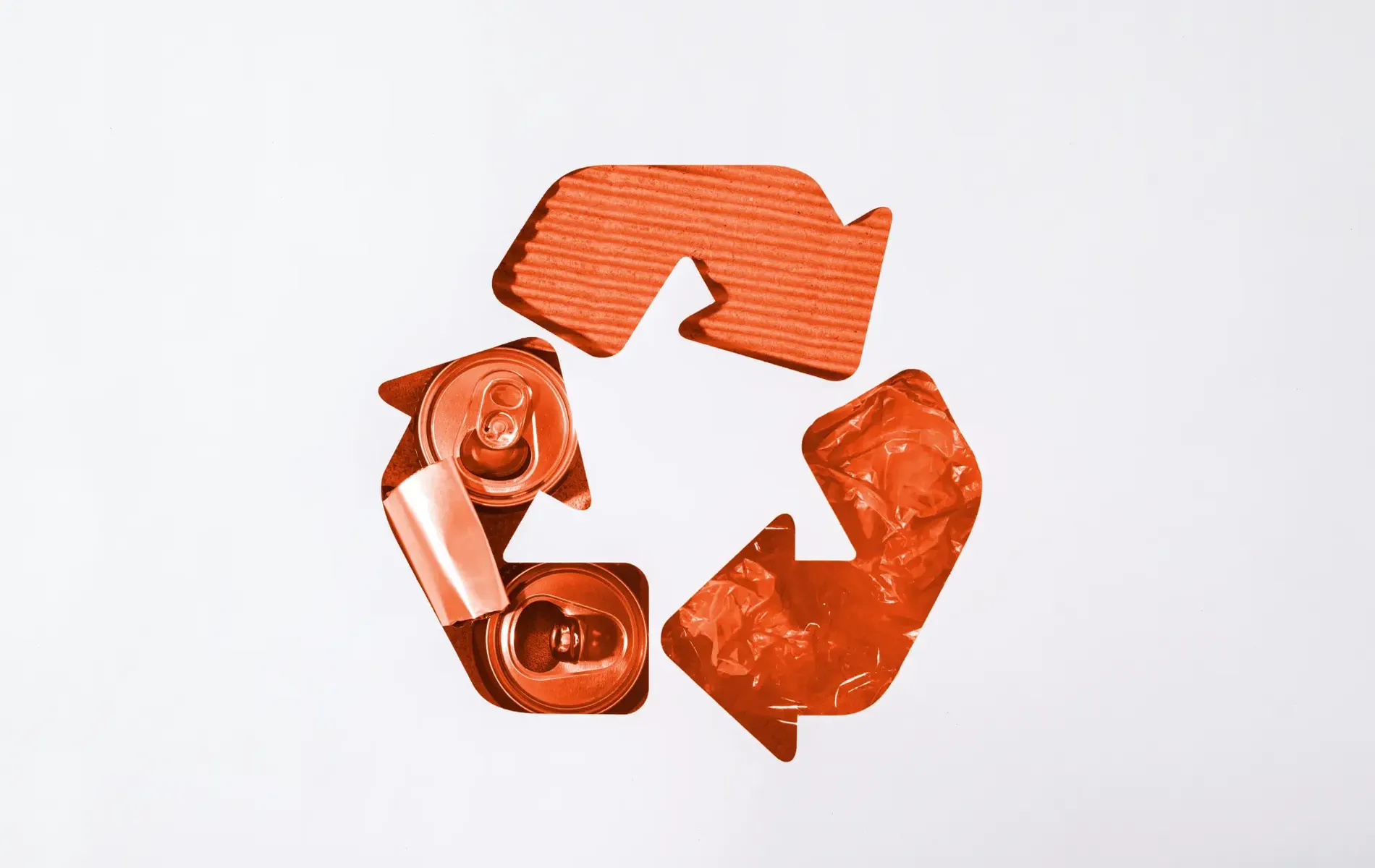 Kreislaufwirtschaft-Recycling-Symbol für nachhaltige Abfallwirtschaft