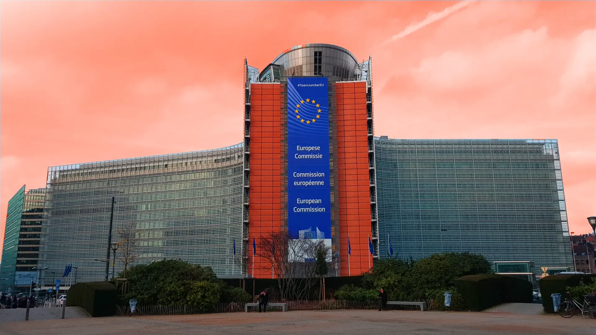 Gebäude der Europäische Kommission und DG CONNECT in Brüssel.