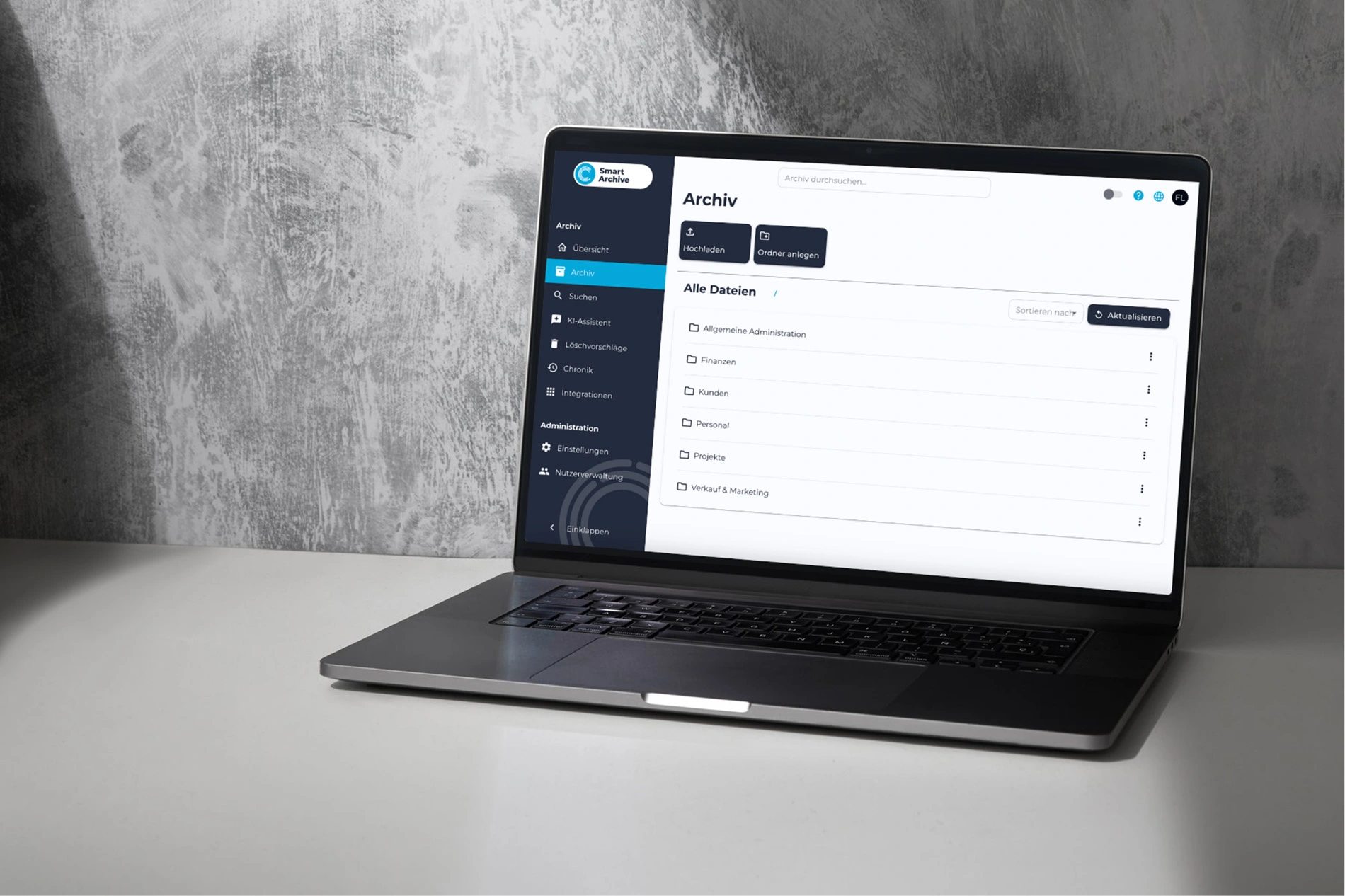 Interface of the CENT Smart Archive