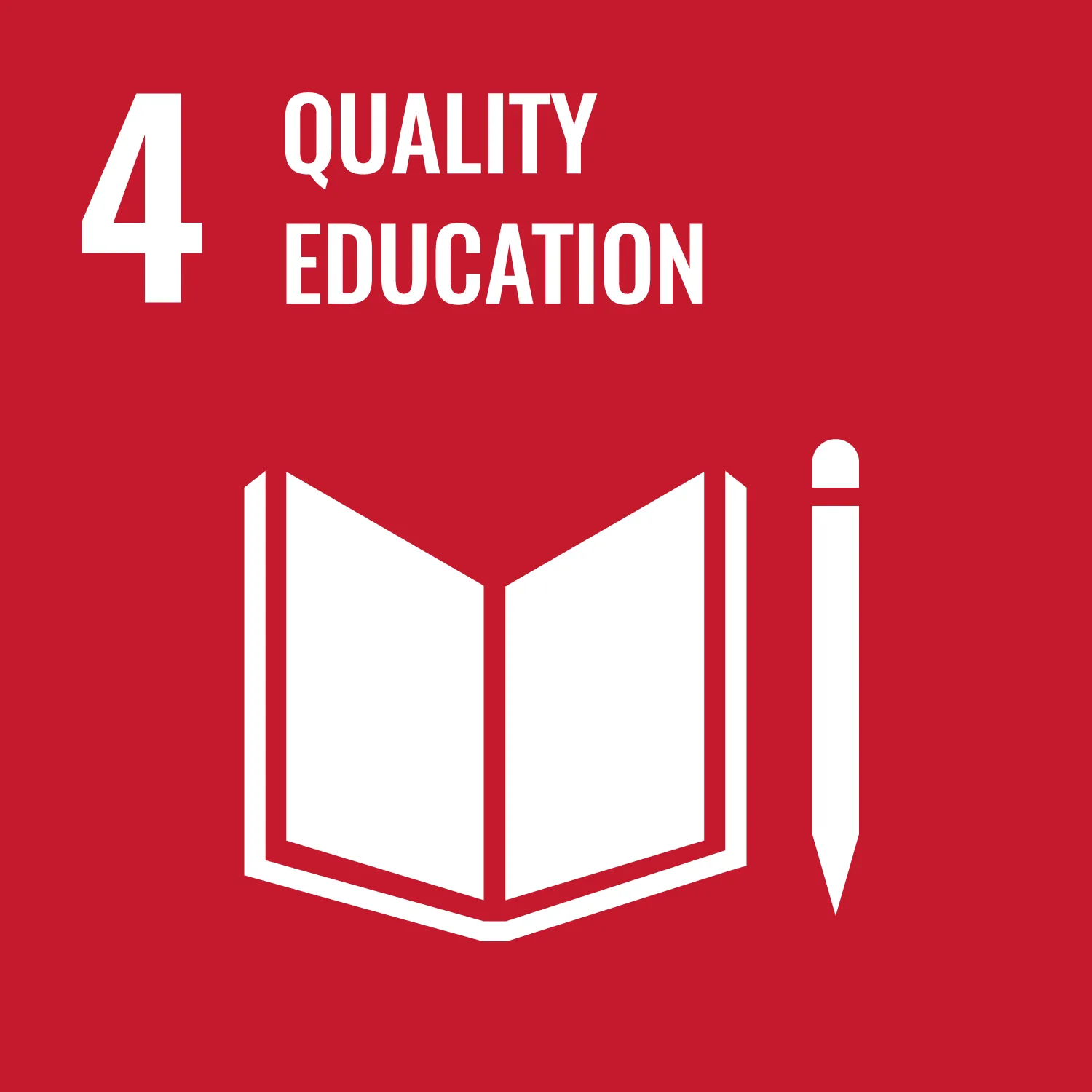 SDG Nachhaltigkeitsziel Nummer 4 Bildung