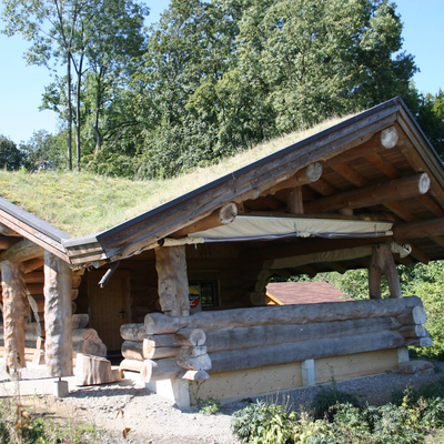 Blockhütte in Kreuzlingen vom Weihnachtseven
