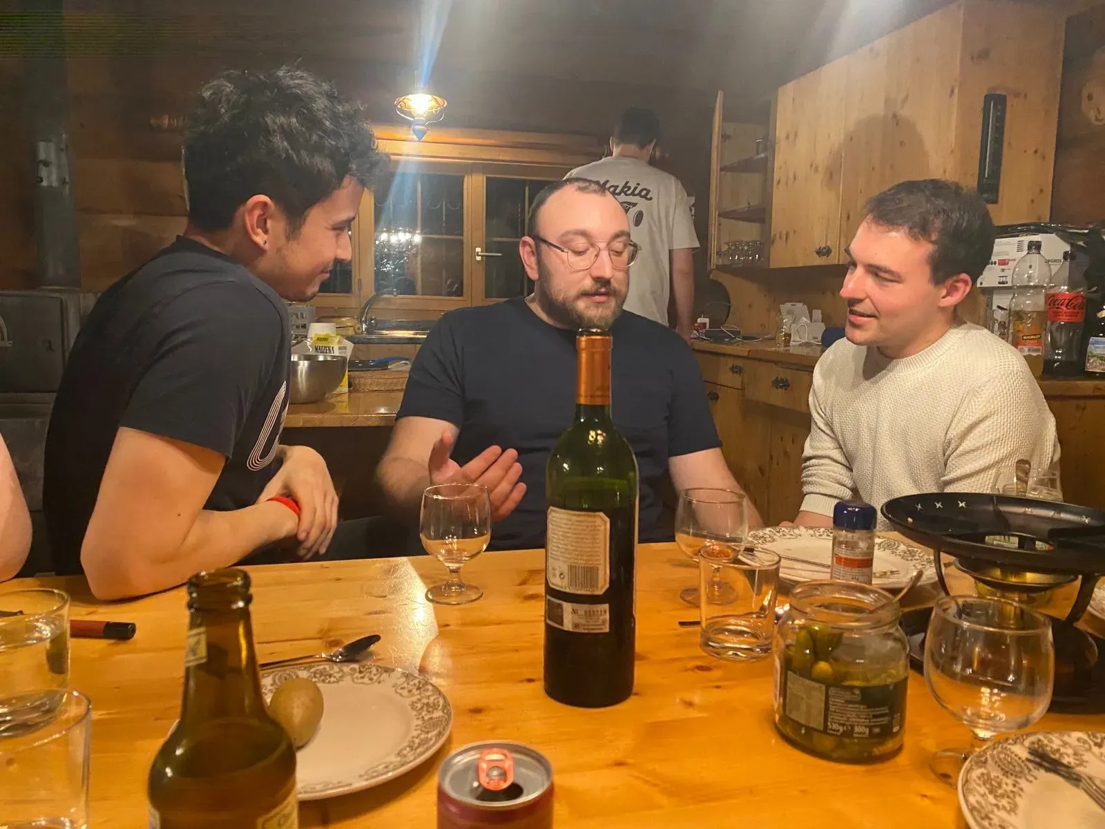 Fabi, Stanislav und Dani yappen