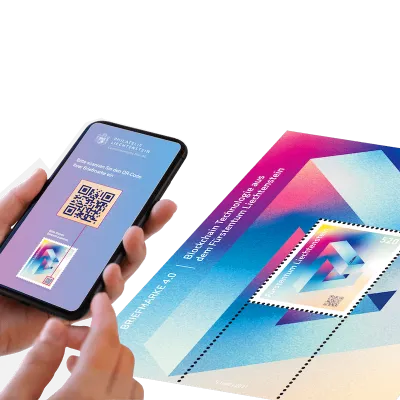 First crypto stamp from Liechtenstein