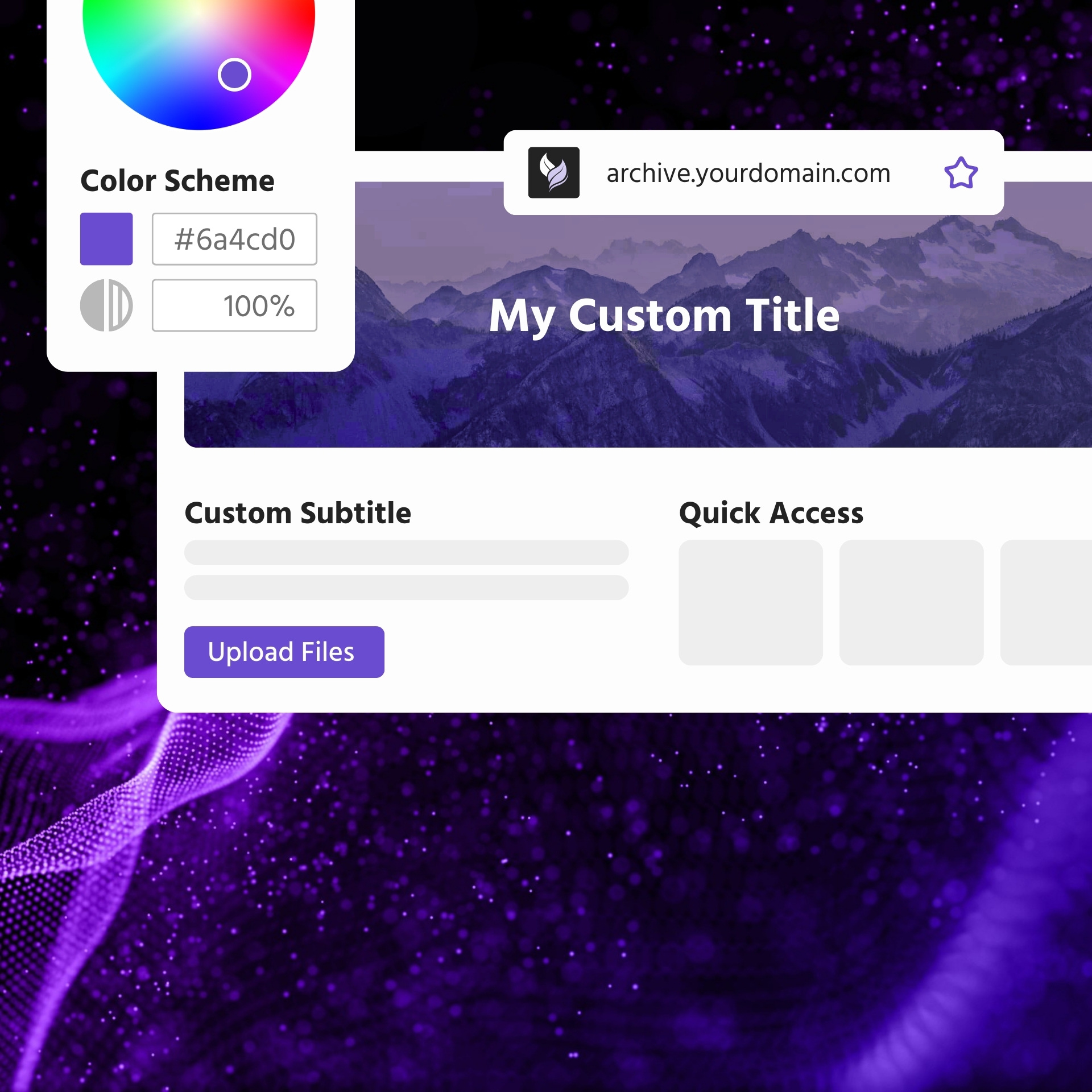 Bieten Sie Archivierung auf Ihre Art an